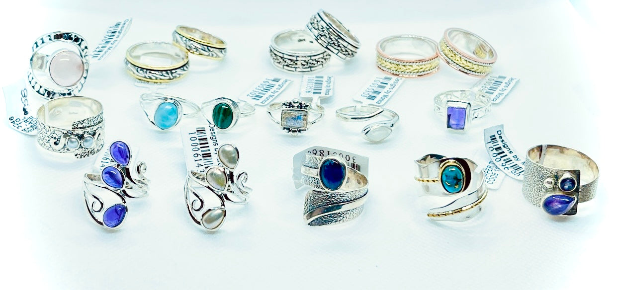 Engagement Ring Design By Monica Real Silver for Unisex Two in One