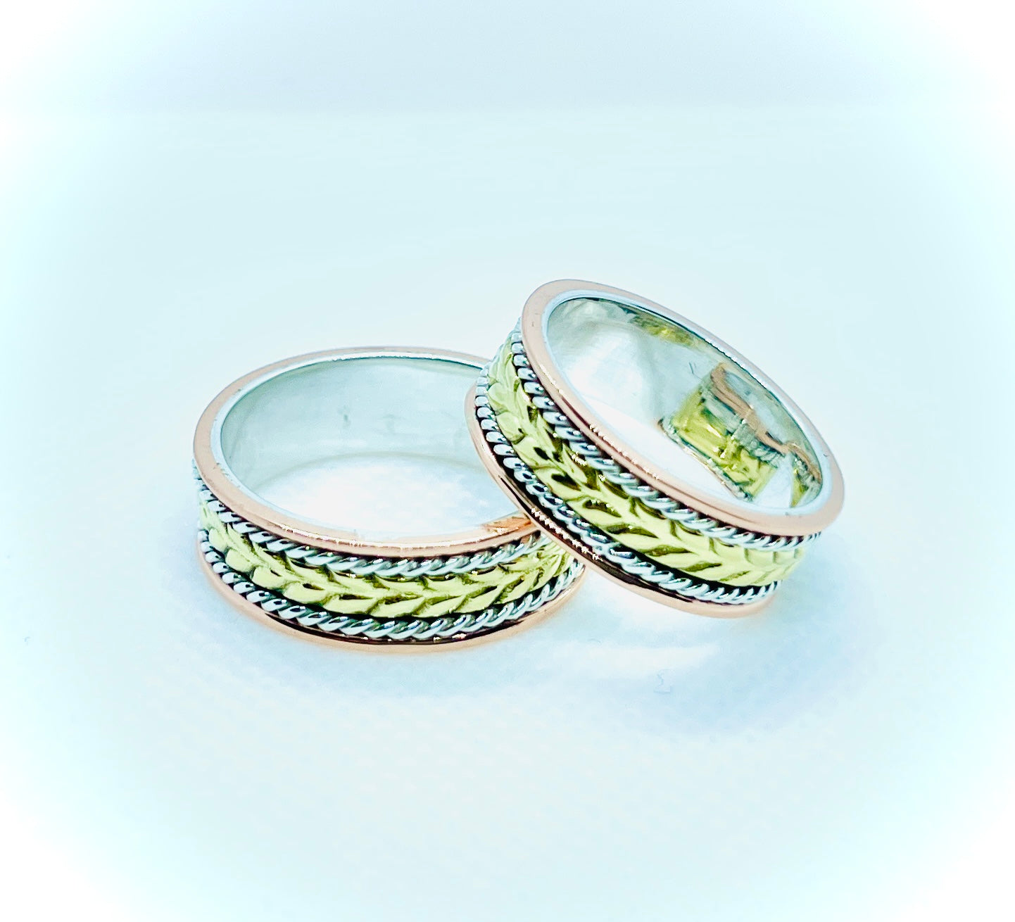 Engagement Ring Design By Monica Real Silver for Unisex Two in One