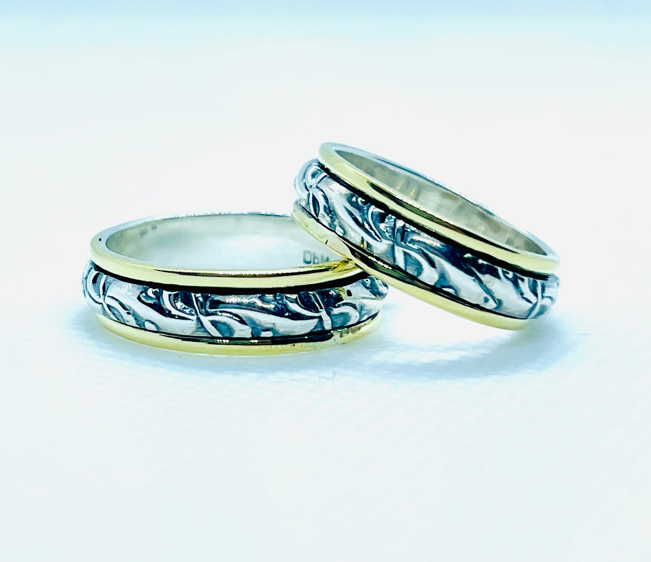 Engagement Ring Design By Monica Real Silver for Unisex Thinner Style
