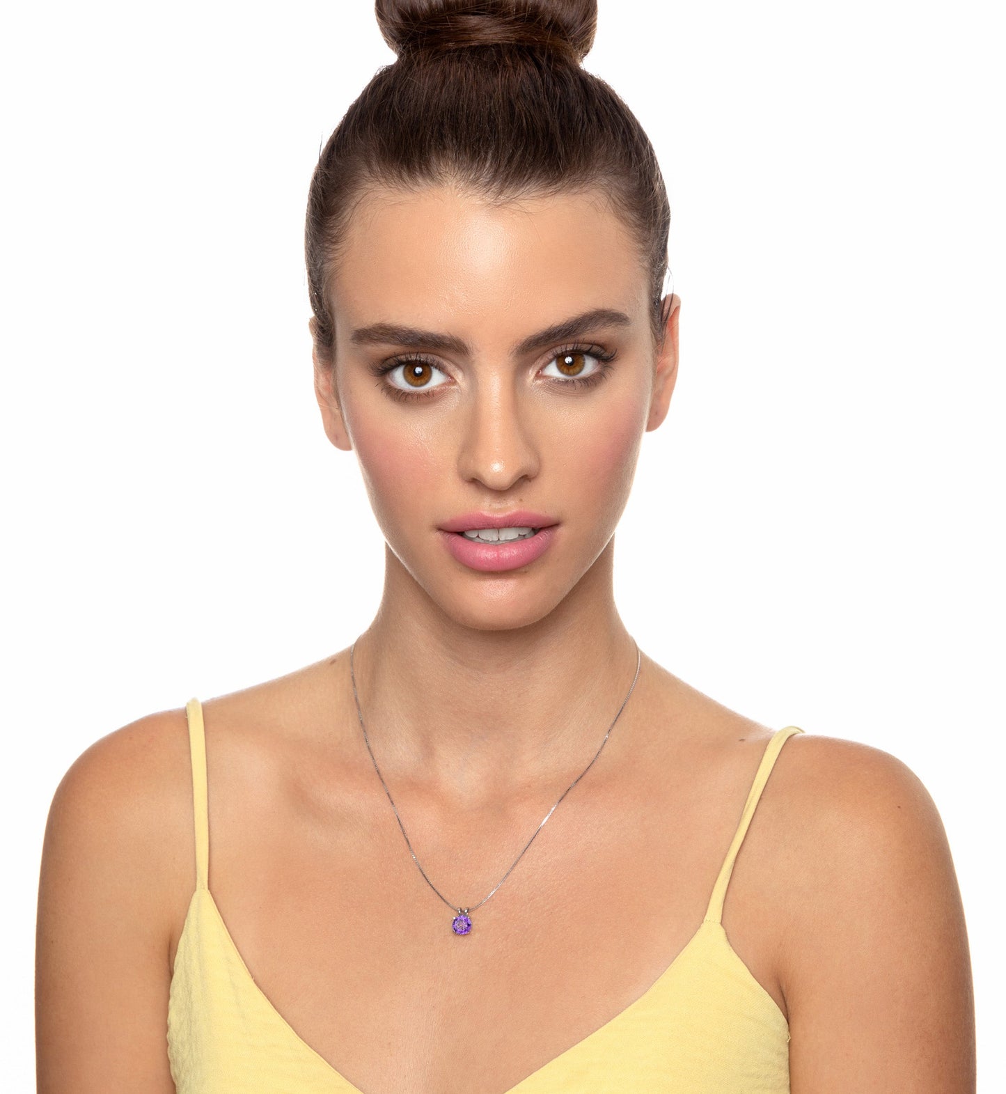 925 Sterling Silver Leo Necklace Zodiac Pendant 24k Gold Inscribed on Crystal